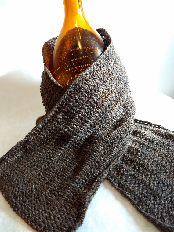 Machine Knit Lacy Scarf Pattern