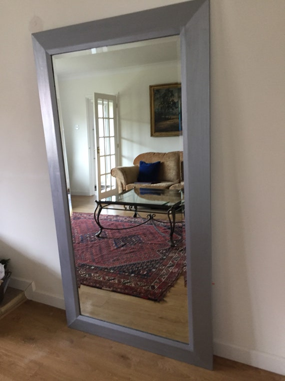 Painted Vintage Floor Mirror