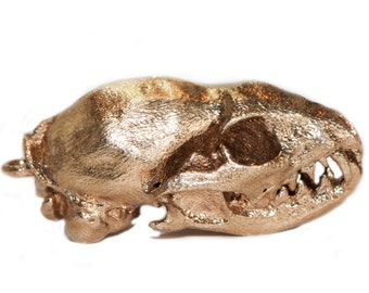 Animal Skull Necklace Mongoose Skull Pendant 3D Printed Skulls