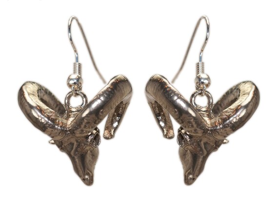 animal skull earrings