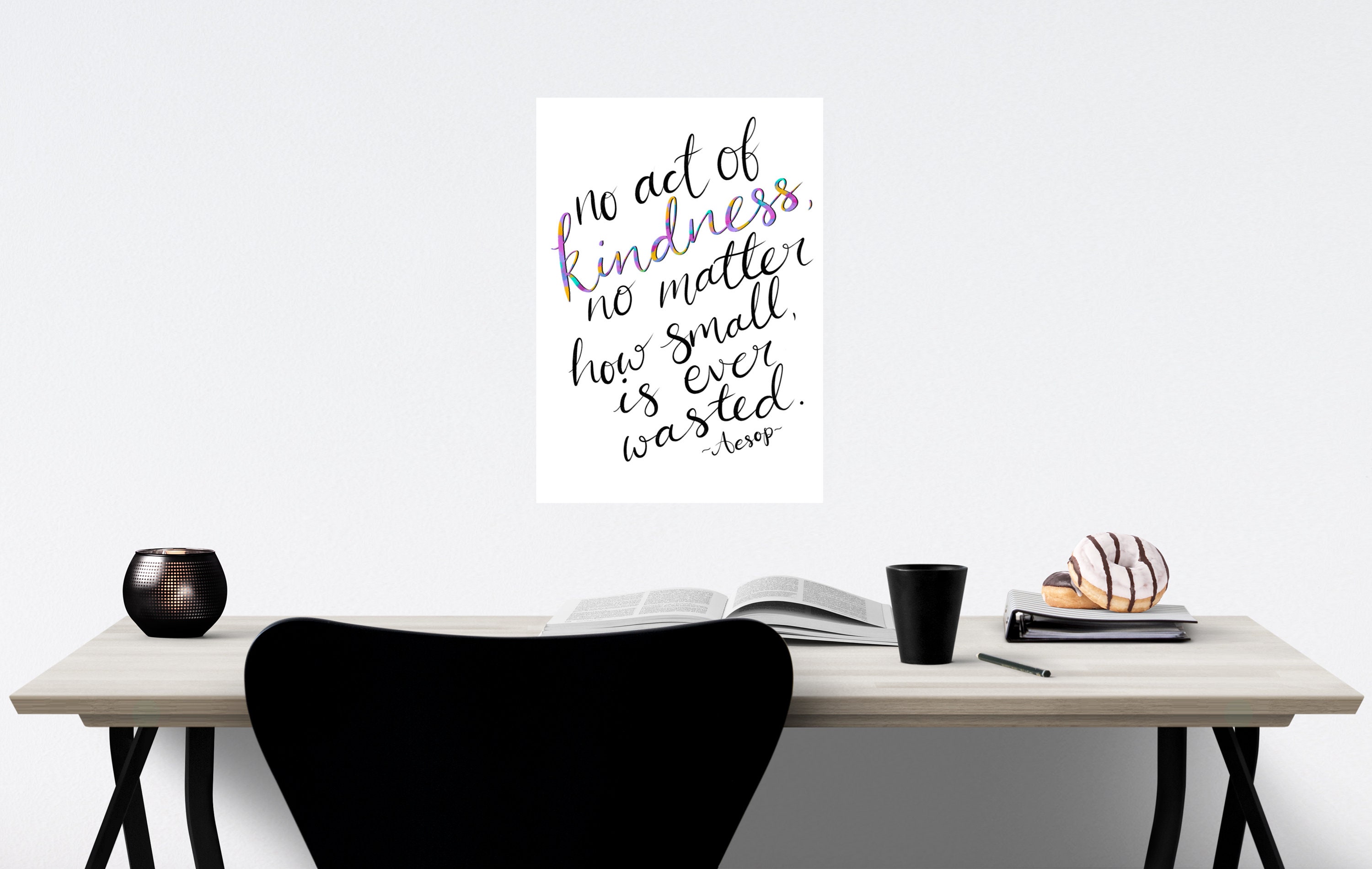 kindness quotation print aesop no act of kindness no matter how