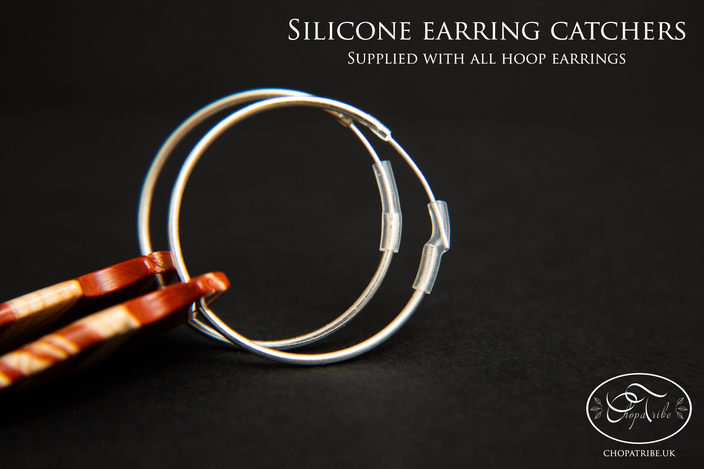 Cosmic Twilight and Midnight Eclipse Mismatched Moon Hoop