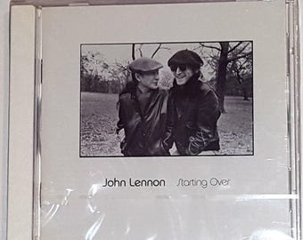 John Lennon Starting Over Interview + 6 Songs Rare Promo CD New Sealed