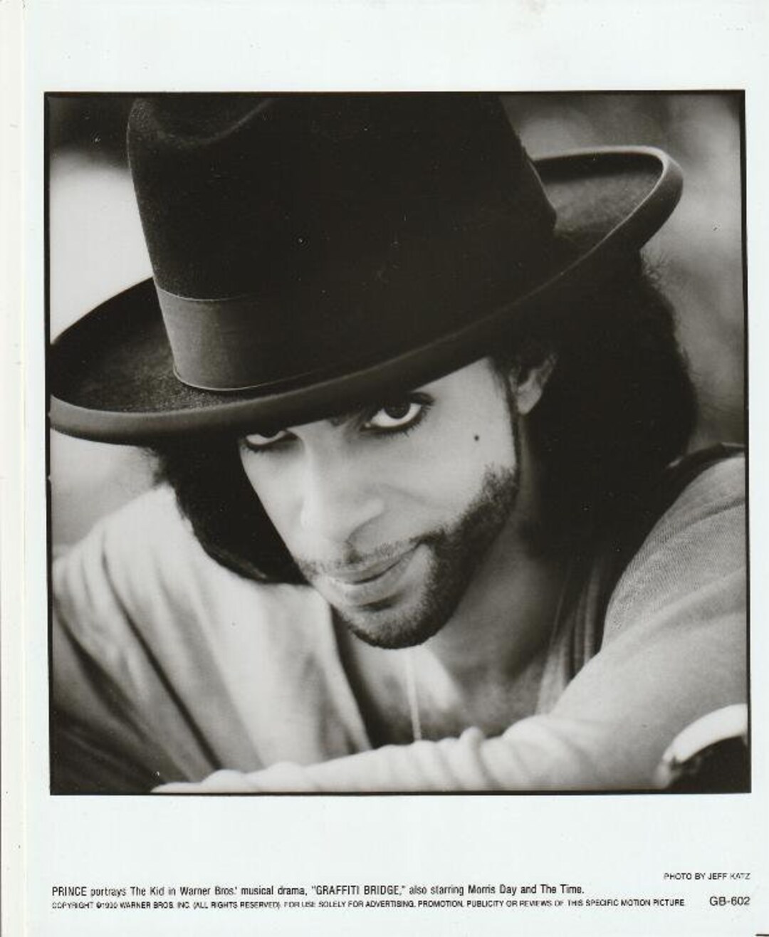 Prince GRAFFITI BRIDGE Closeup 1990 Promo Only Warner Movie Press Kit ...