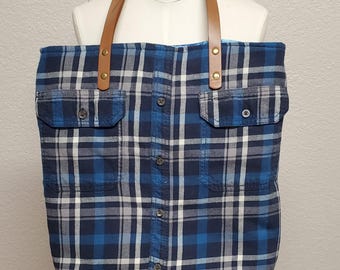 Upcycled Gray/dark Red/ Pendleton Wool Plaid Tote Bag - Etsy display picture 2