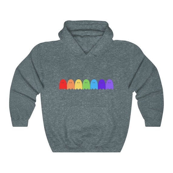 Rainbow Hoodie Halloween Ghost Hoodie Rainbow Ghosts Shirt
