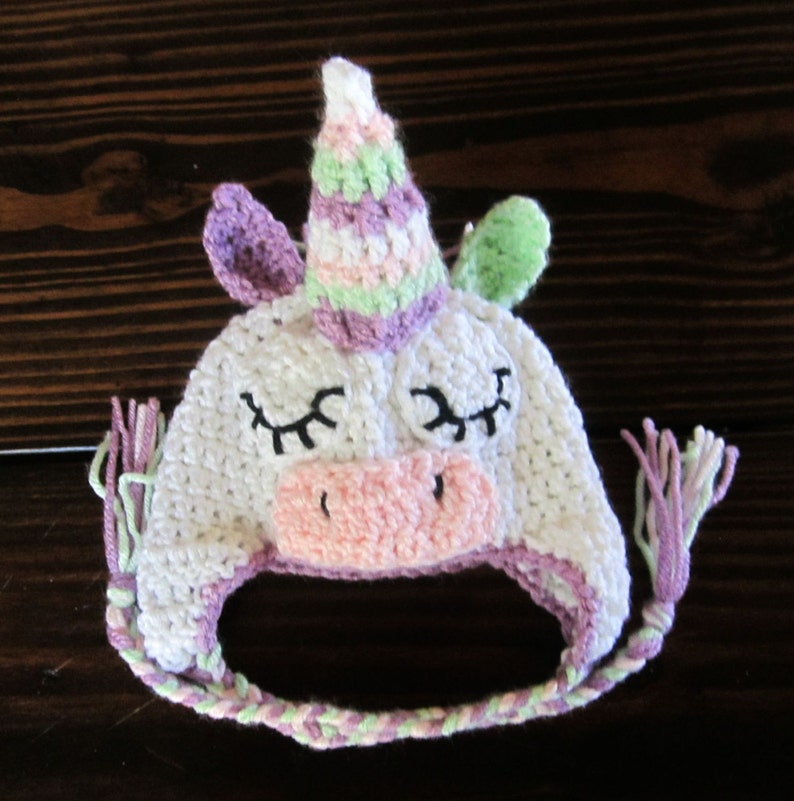 Baby unicorn hat newborn photo prop unicorn costume crochet Etsy