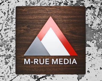 Large Custom Office Sign - Personalized Company Business Signage - Big Format - 30" x 30"