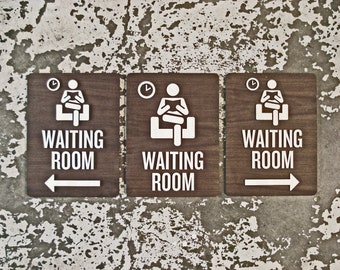 Waiting Room Sign Etsy