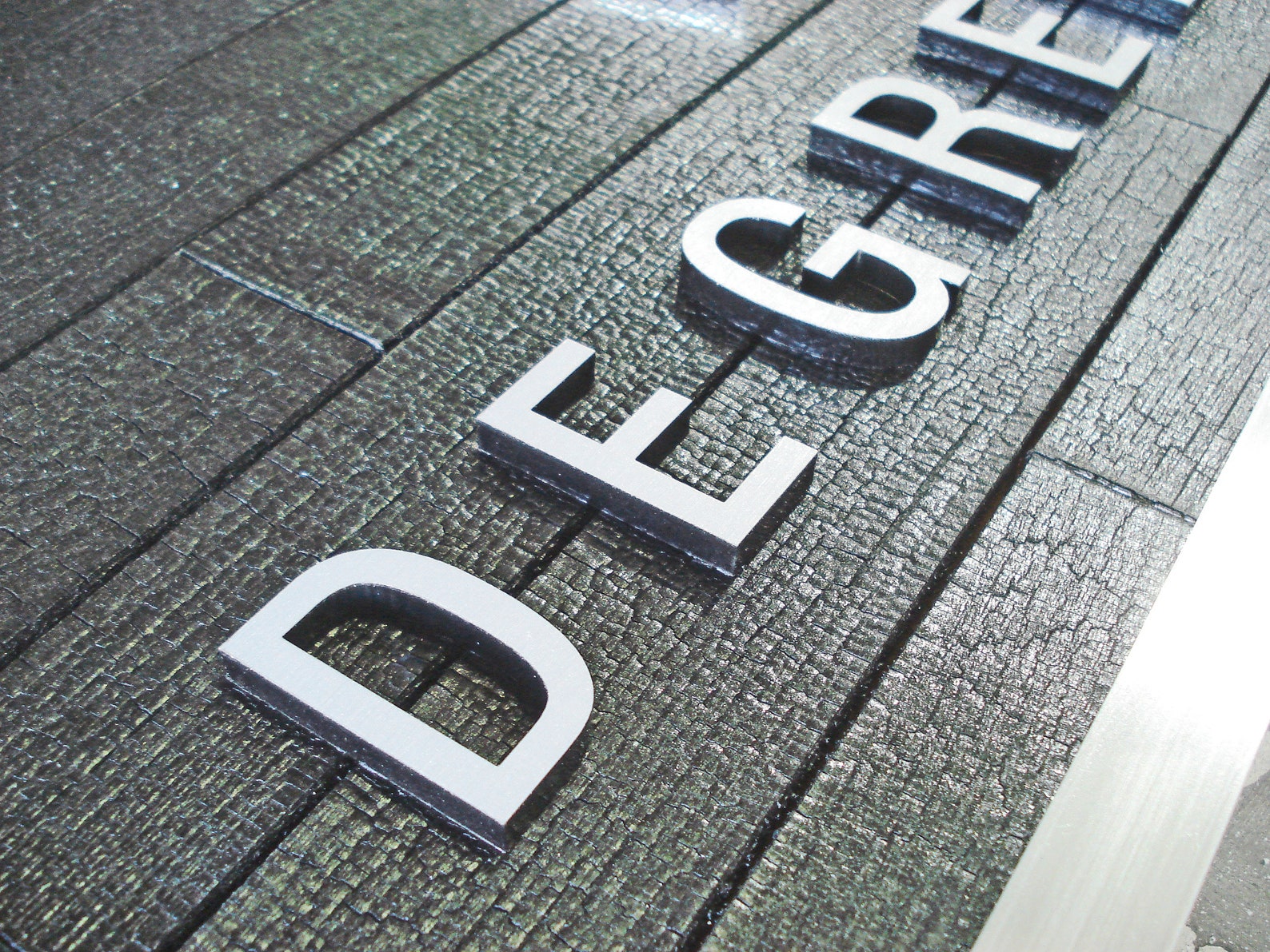 Shou Sugi Ban Stil Schild Japanisches gebranntes Holz | Etsy