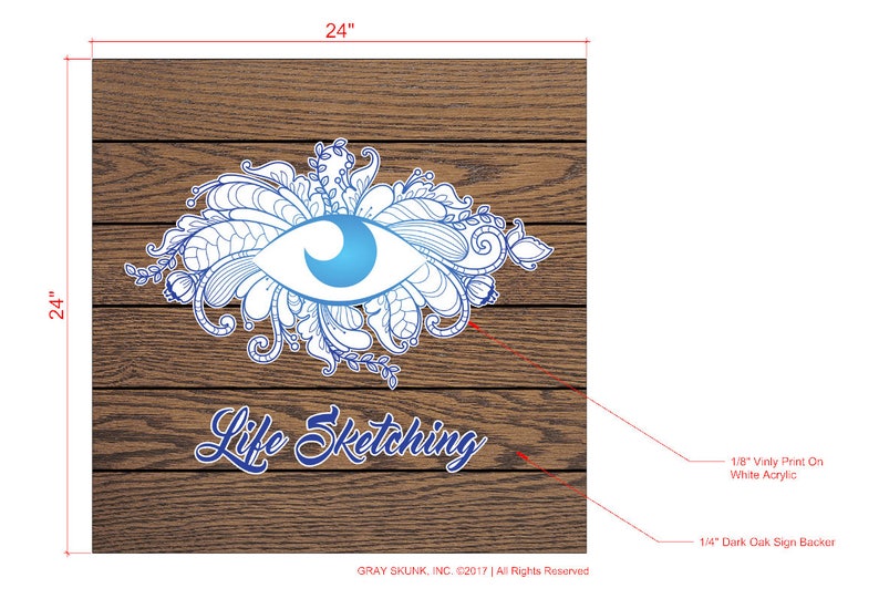 Anh Ngo Custom Design Mock Up Large Sign Package