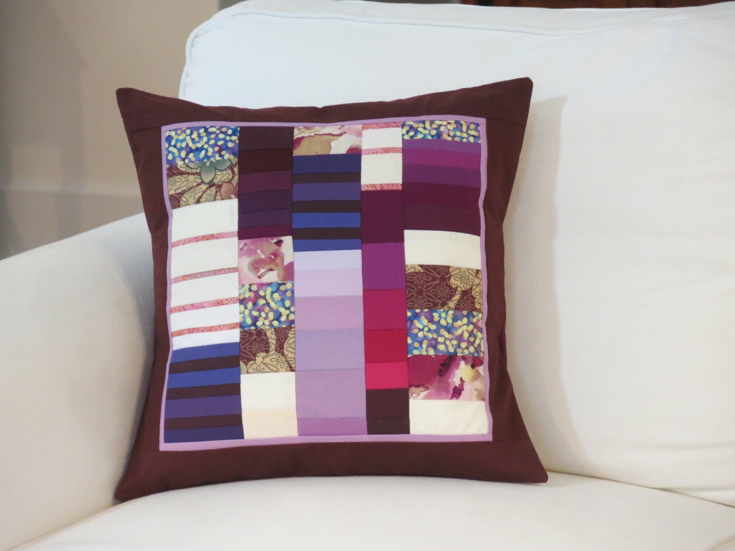 Quilted Pillow, Throw Pillow, Accent Pillow, Sofa Pillow, Pillow Cover