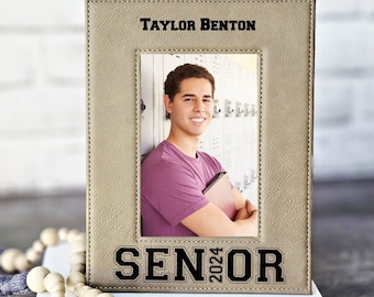 Graduation Picture Frame | Personalized High School Graduation Gift | College Graduation Gifts | Personalized Photo Frame | Class of 2024