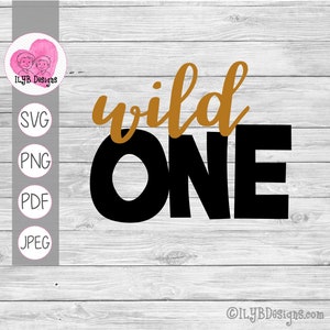 Wild One Birthday SVG | 1er anniversaire svg | Garçon d’anniversaire de 1 an svg | Chemise 1er anniversaire svg | Utilisation commerciale svg, png, pdf, jpeg