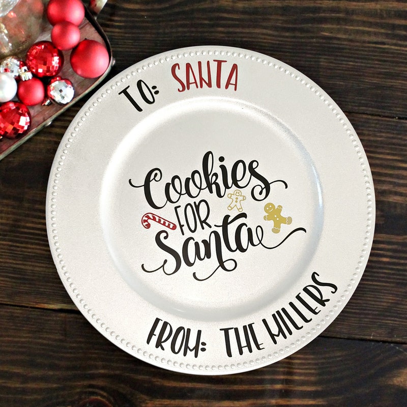Cookies For Santa Plate main image 0