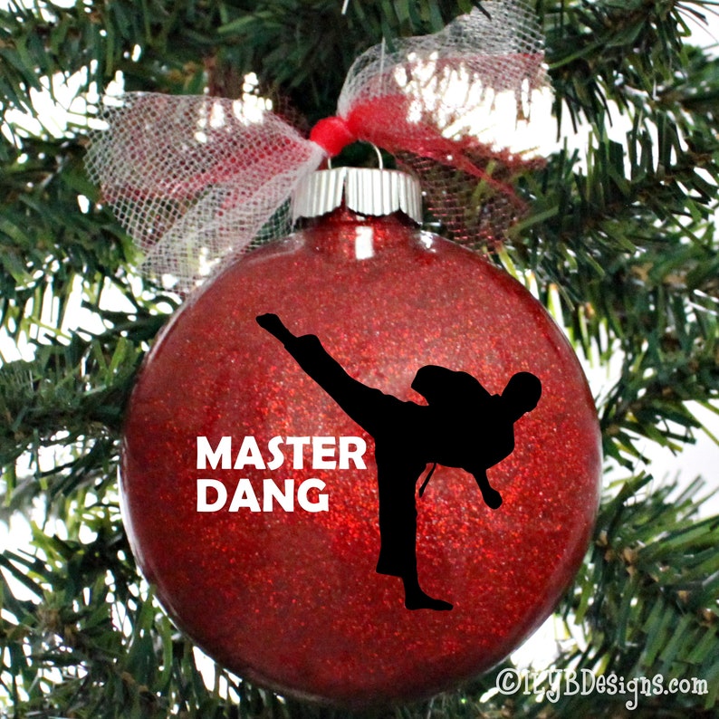 Karate Christmas Ornament Taekwondo Ornament Martial Arts Etsy