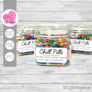 Chill Pills SVG / Uso comercial svg, png, pdf, jpeg
