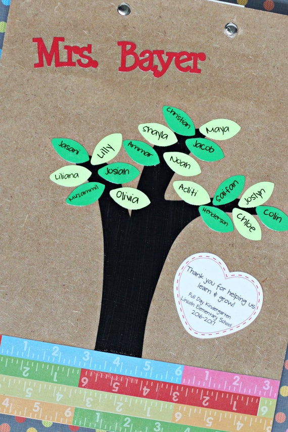 Teacher Clipboard Teacher Appreciation Gift Personalized