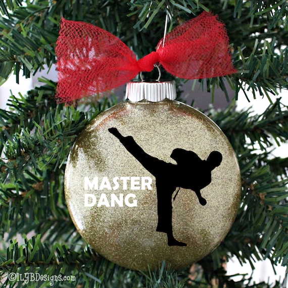 Karate Christmas Ornament - Taekwondo Ornament - Martial Arts Ornament - Sports Ornament - Martial Arts Gift Il_570xn