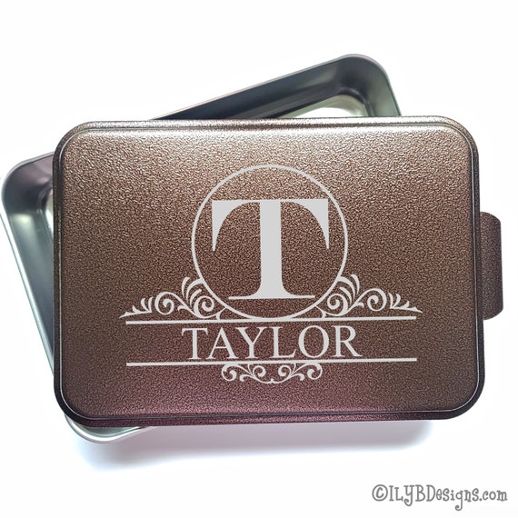 Custom Engraved Cake Pan Lid, 9x13 Pan, Bakers Gift 