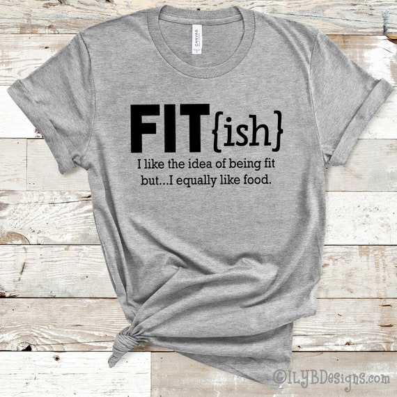 Fitish Workout T-shirt Funny Workout Shirts Fitness Shirt Cute
