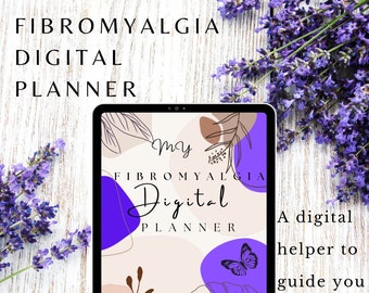 Fibromyalgia Digital Planner, Symptom Tracker (PDF Download)