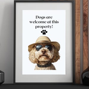 Cockapoo print,  cockapoo wall art,  fun dog print,  cockapoo gift,  dog gift ideas,  cute cockapoo wall art – playful dog print
