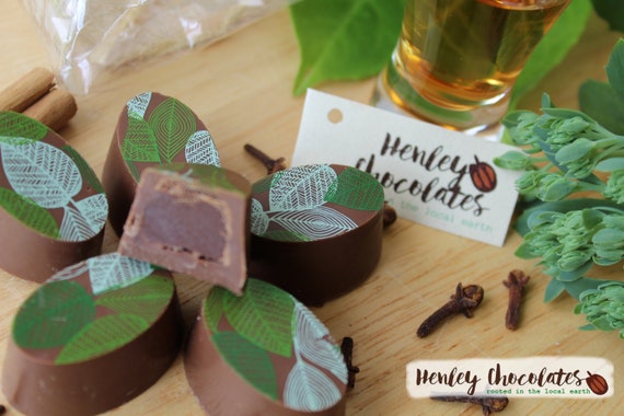 Spiced Rum Chocolate Truffles: Gourmet Artisan Chocolates, Plastic Free