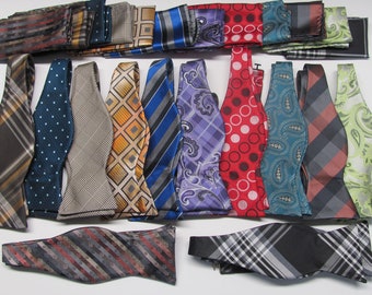 Group Sale Self Tie Bow Ties Assorted Colors AS Low As 9.99ea Free Shipping & Pocket Square Sellers Choice