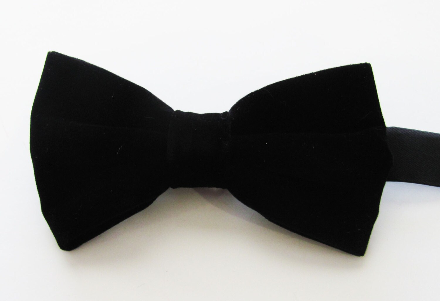 Mens Fancy Black Velvet Adjustable PreTied Mans Bow Tie With | Etsy