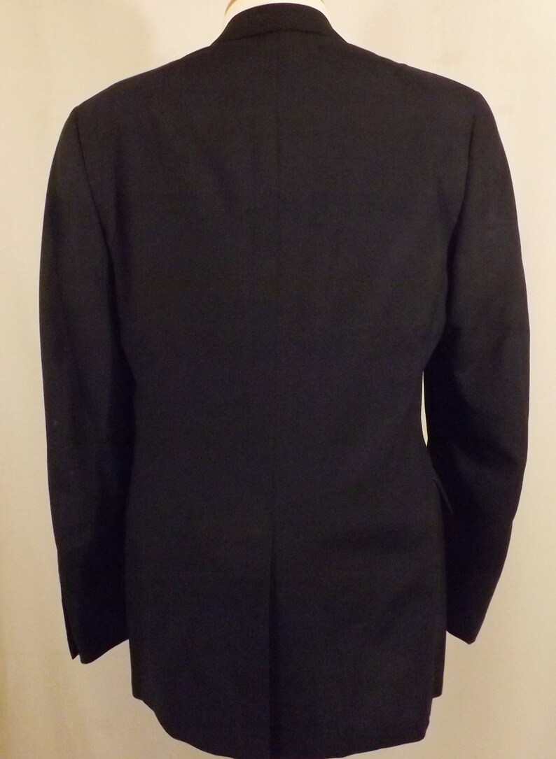 70/'s Cricketeer Men/'s Black Sport Coat