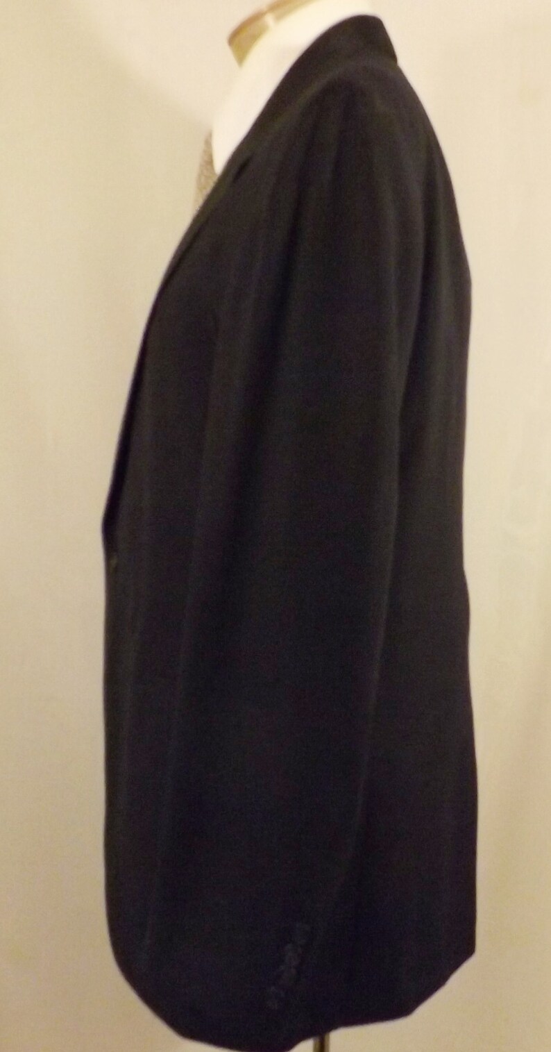 70/'s Cricketeer Men/'s Black Sport Coat
