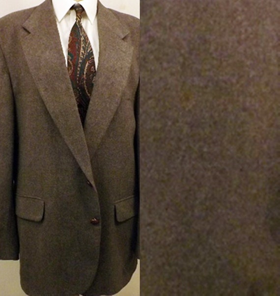 80s Mens Sport Coat Vintage 80s Gray Camel Hair Sport Coat Etsy