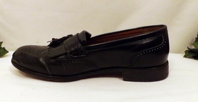 Vintage Bostonian Men/'s Wingtip Tassel Loafers