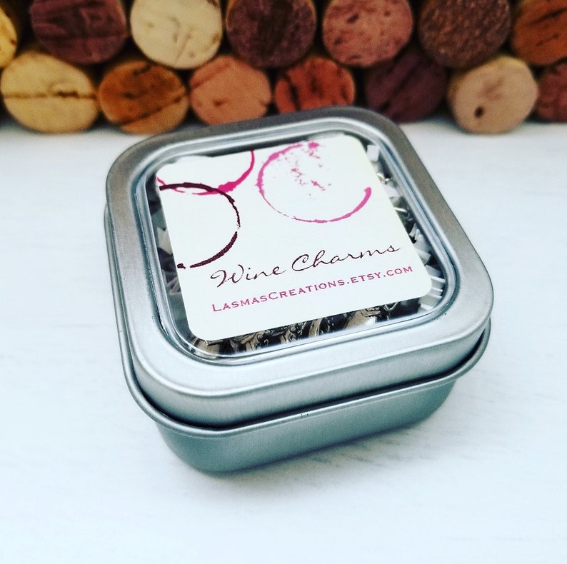 Gift for Wine Lovers WINE GLASS CHARMS New Home Etsy