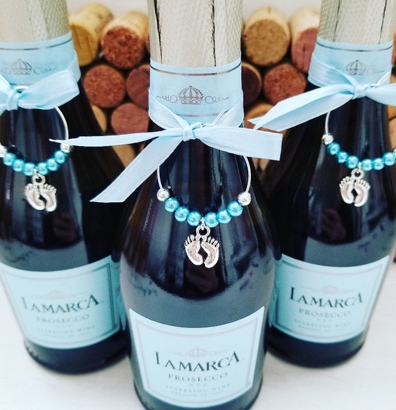 champagne bottle favors for baby shower