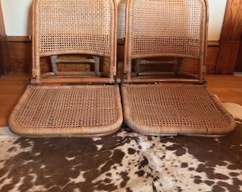 Antique Canoe Seats Wicker Beach Chairs Sand Chairs Rattan Chairs Glamping