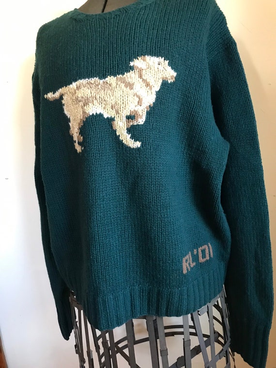 Vintage Ralph Lauren Hand Knit Sweater Collectors… - image 10