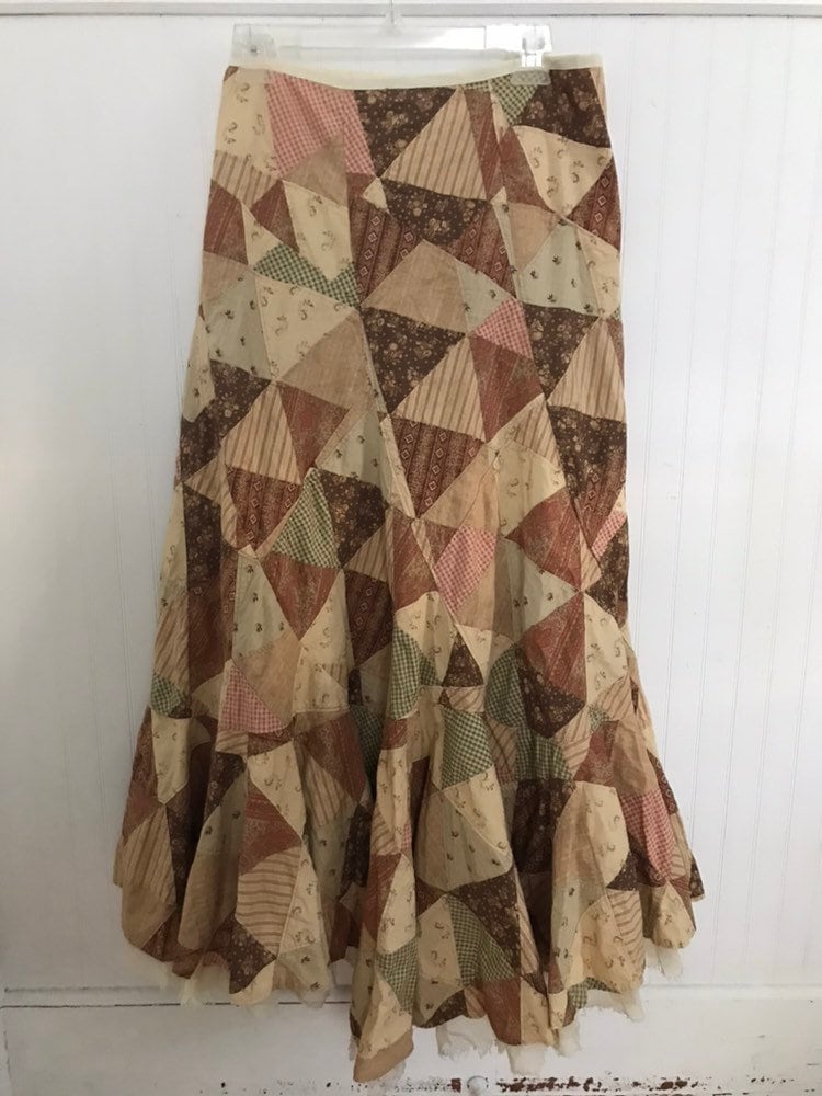 ralph lauren patchwork skirt
