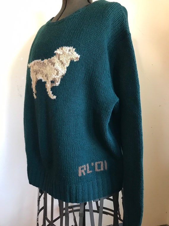Vintage Ralph Lauren Hand Knit Sweater Collectors… - image 9