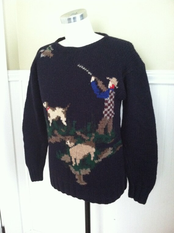 Vintage blue ralph lauren online knit sweater