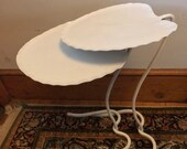 Vintage Salterini Lily Pad Tables Mid Century Modern Leaf Table Garden Metal Side Table