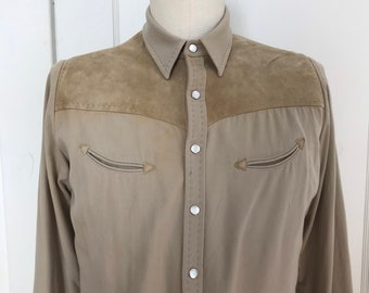 Ralph Lauren Dress Western Snap Shirt Dress Wool Collection Southwest Equestrian Pearl