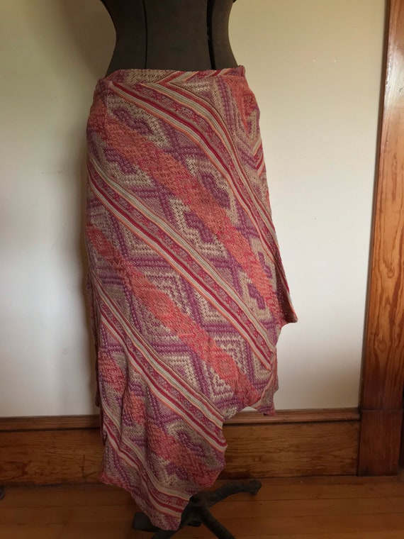 Ralph Lauren Tribal Skirt Indian Blanket Serape W… - image 5