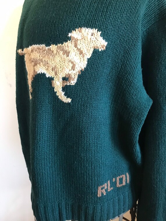 Vintage Ralph Lauren Hand Knit Sweater Collectors… - image 7