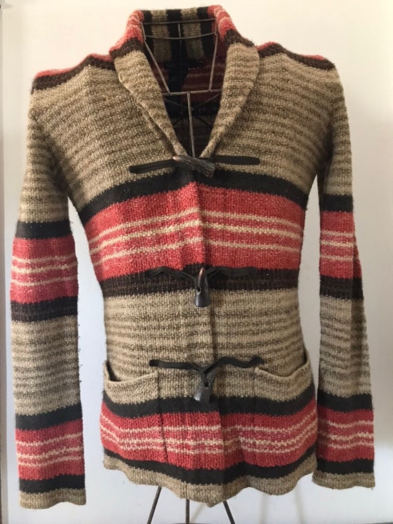Vintage Ralph Lauren Sweater Hand Knit Cardigan To