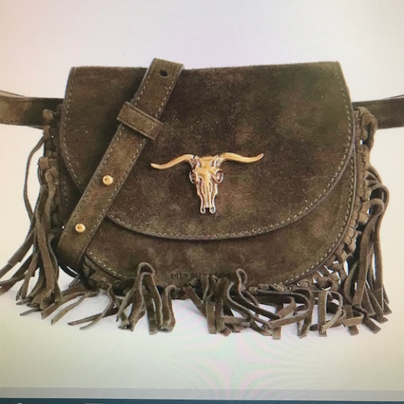 Vintage Ralph Lauren Bag Western Bag Fringed Bag B