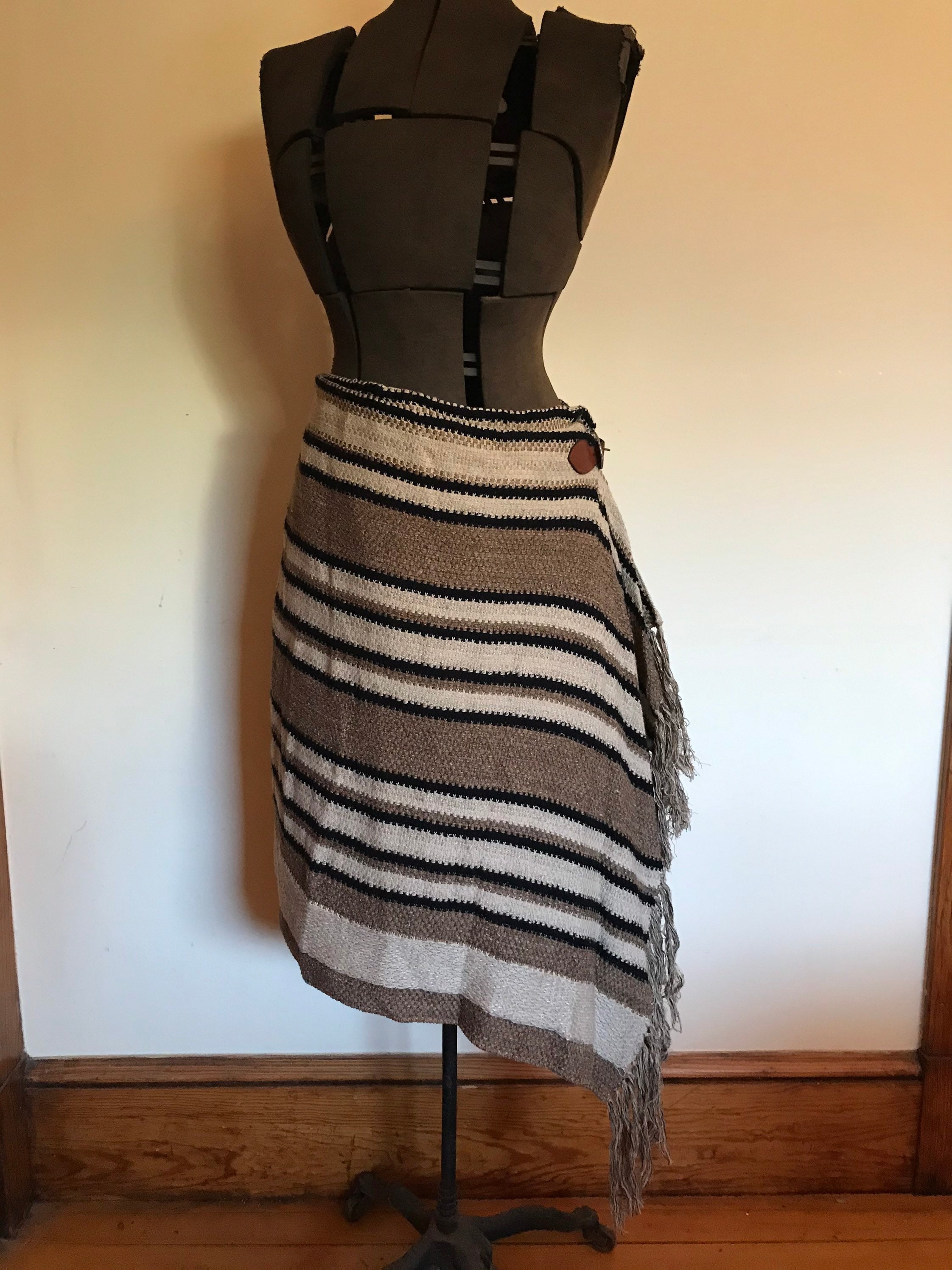 Ralph Lauren Indian Blanket Skirt Polo Country Wool Wrap Skirt Etsy