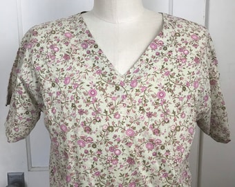 Vintage Ralph Lauren Shirt Western Shirt Polo Rare Floral Cotton 8 Vintage Cowgirl Southwest Prairie