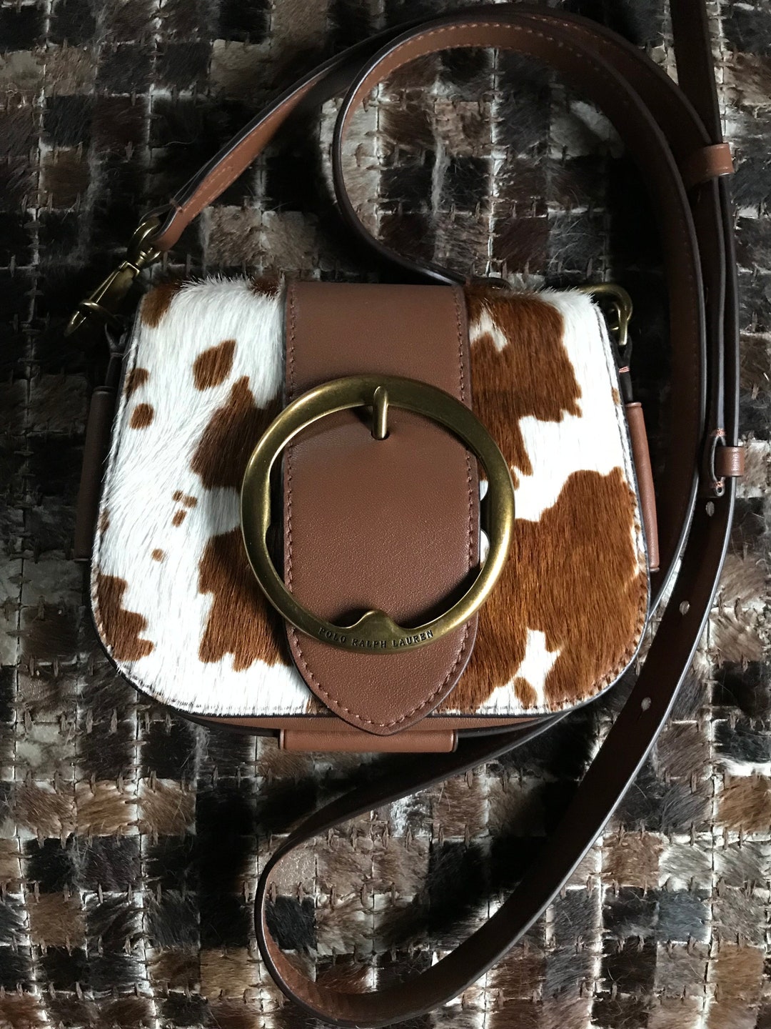 【希少】RRL HAIR ON HIDE LEATHER BAG ハラコ レザー 希少】RRL HAIR ON HIDE LEATHER BAG ハラコ レザー
